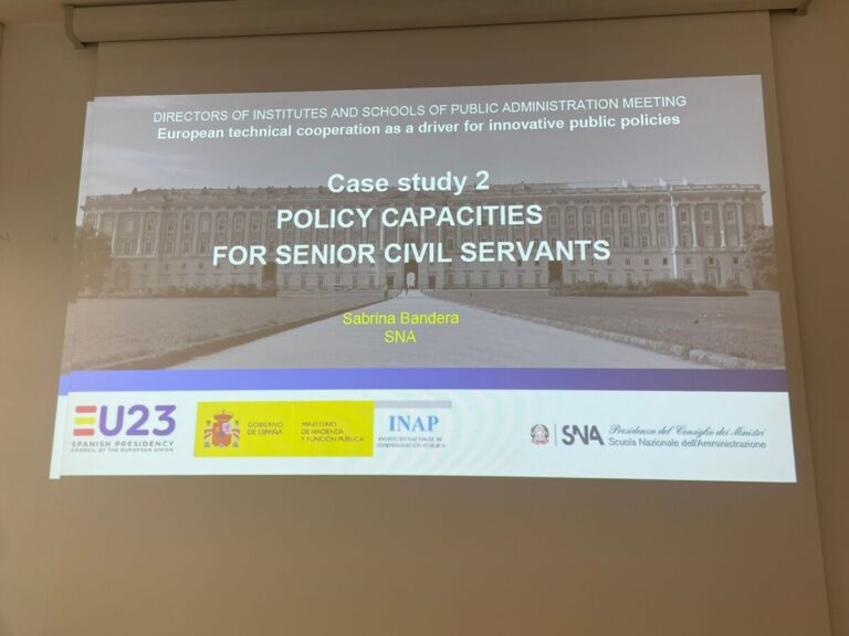 La SNA partecipa al DISPA su “European technical cooperation as a driver for innovative public policies” ad Alcalà de Henares in Spagna