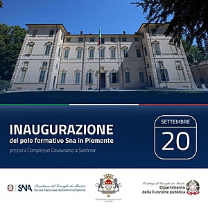 La Scuola Nazionale dell’Amministrazione in Piemonte per la formazione degli Enti Locali
