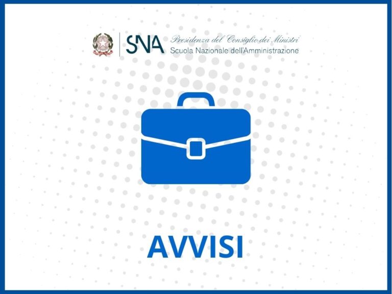 10° Corso-concorso SNA: on line il bando per 116 allievi