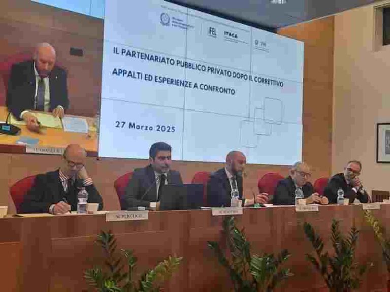 evento formativo “Il Partenariato Pubblico e Privato dopo il Correttivo appalti ed esperienza a confronto” 27 marzo 2025