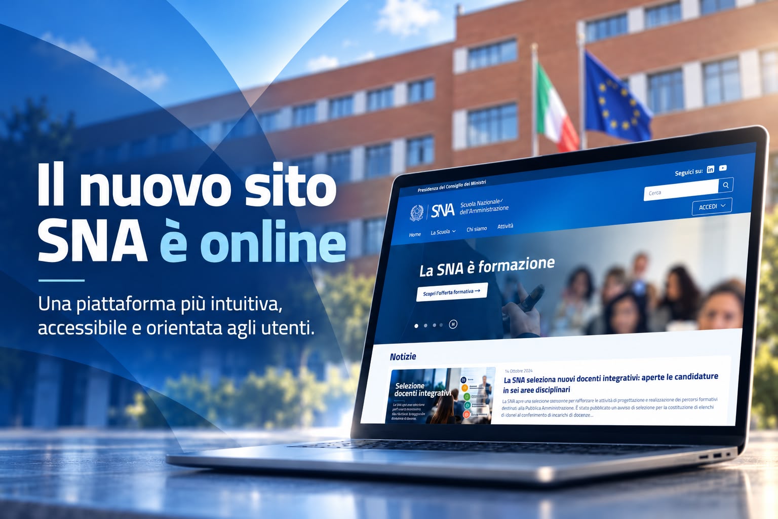 La SNA rinnova il sito istituzionale con SOGEI. Online una piattaforma più intuitiva, accessibile e orientata agli utenti